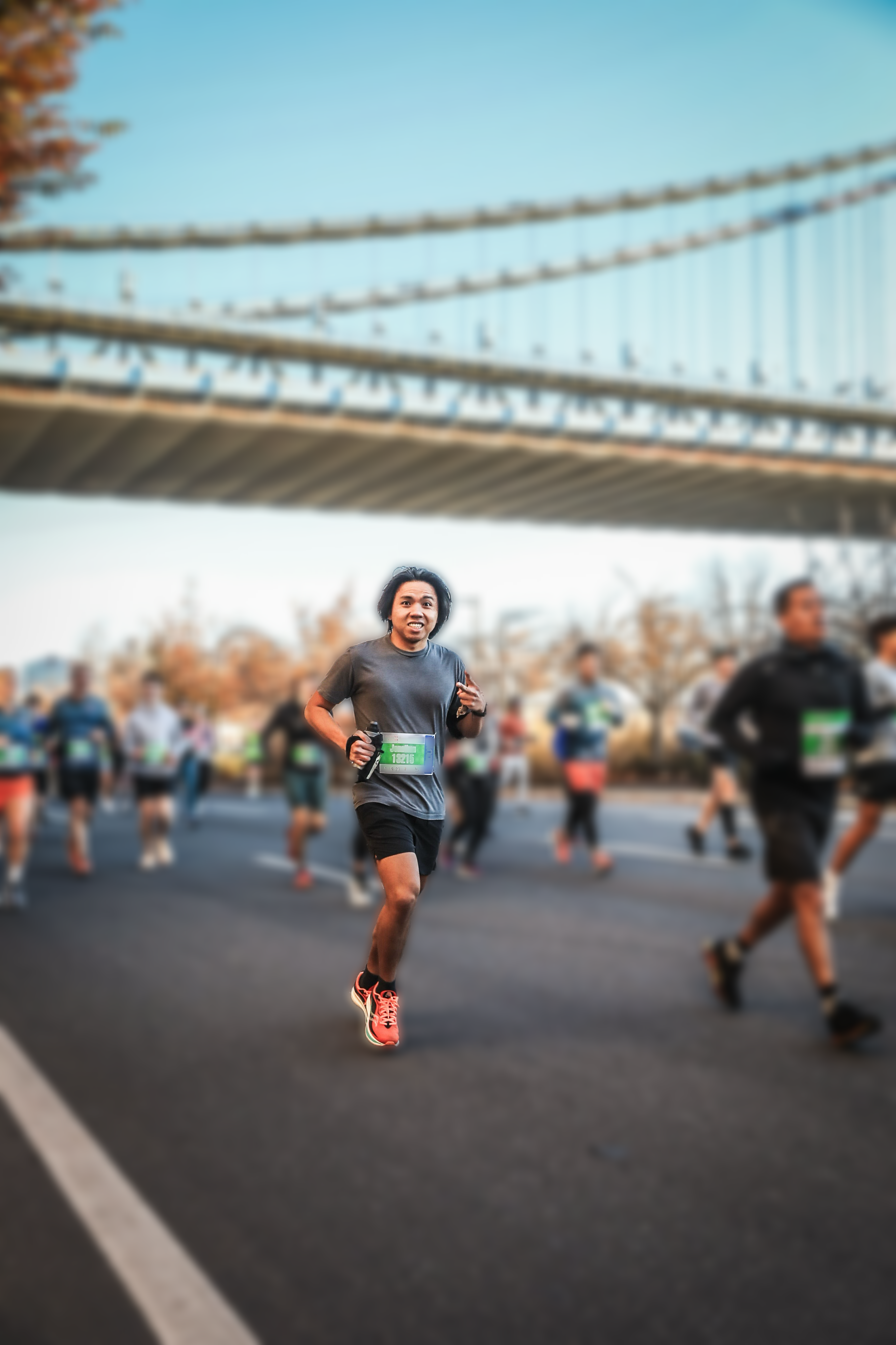 Jonathan Musni running marathon in New York